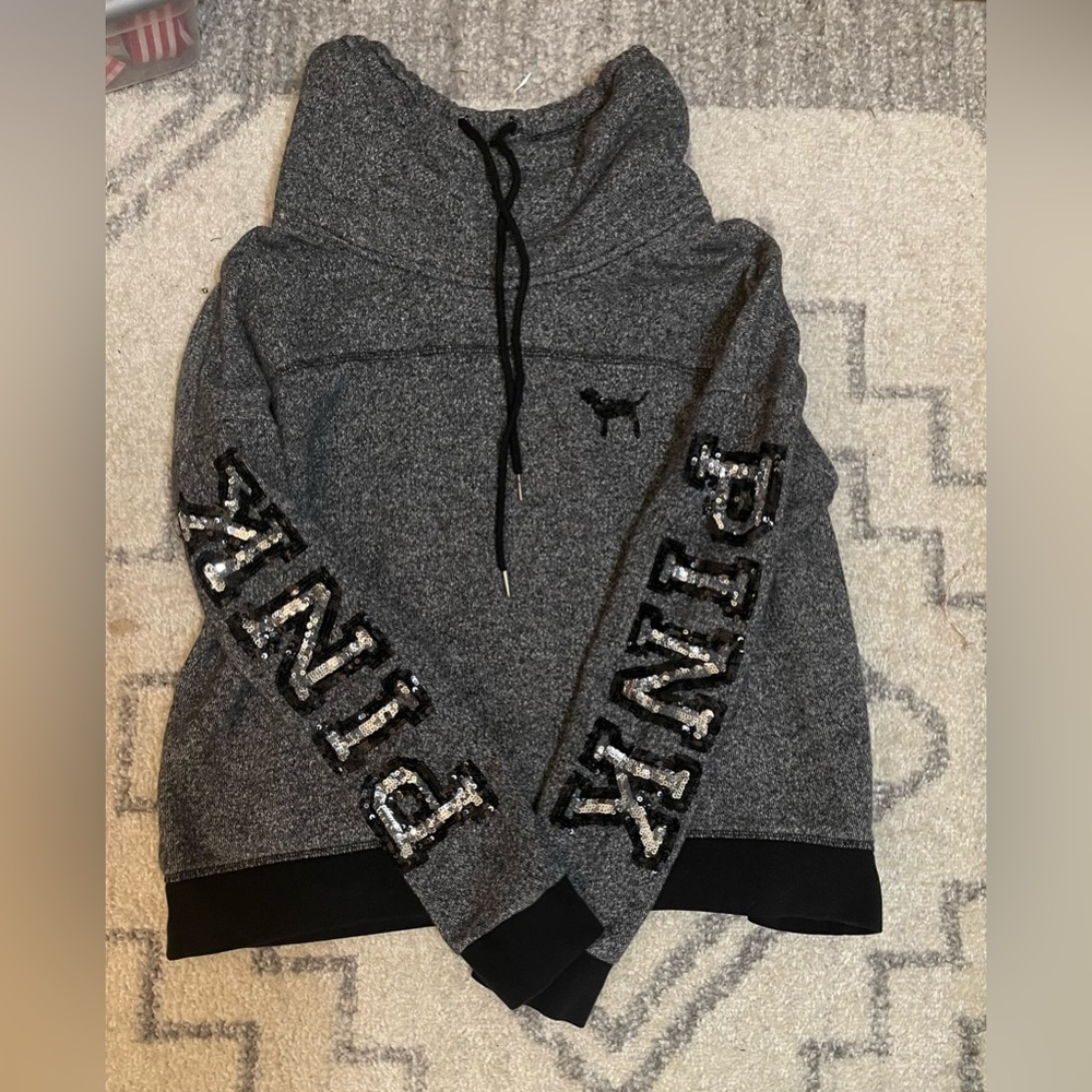 PINK Victoria’s Secret Bling Cowl neck sweater